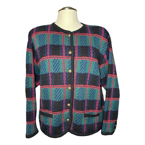 Tally Ho Vintage Button Up Fall Cardigan - Picture 2 of 10